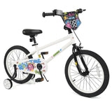 Kids Bike with Training Wheels 12-18 Inch White