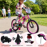 Kids Bike with Training Wheels 12-18 Inch Pink