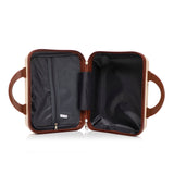 Beige 2-Piece Spinner Luggage Set with Hard Shell - Beige