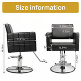 Black Salon Stylist Chair for Home Hydraulic