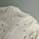 CARTERS (SET OF 2) Ducks Long Sleeve Bodysuits Baby's Sz 3M Yellow/White 1S959010