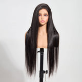 StariaHair 13"x6" HD Lace Straight 180% Frontal Wig #1B