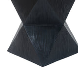 14.25" Black Accent Table