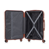 3-Piece ABS Spinner Wheel Luggage Set