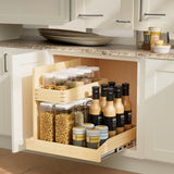 Under Sink Organizers and Storage - 2 Tier Pull Out Cabinet