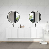 Stylish 72" Bathroom Vanity With Resin Sink