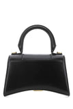 Balenciaga Women Black Leather Xs Hourglass Handbag