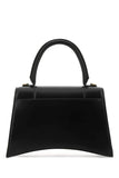 Balenciaga Women Black Leather Medium Hourglass Handbag