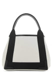 Balenciaga Women Two-Tone Canvas Small Cobas Navy Handbag