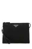 Prada Men Black Re-Nylon Clutch