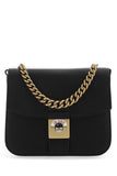 Maison Margiela Women Two-Tone Leather And Cotton New Lock Square Handbag