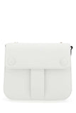 Maison Margiela Women Two-Tone Leather And Cotton New Lock Square Handbag