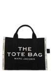 Marc Jacobs Women Black Canvas The Tote Shopping Bag