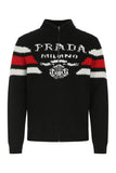 Prada Men Black Cashmere Cardigan