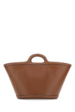 Marni Women Brown Leather Small Tropicalia Handbag