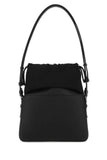 Maison Margiela Women Black Leather And Fabric 5Ac Bucket Bag