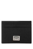Dolce & Gabbana Men Black Leather Card Holder