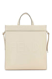 Fendi Men Ivory Medium Go To Shopper Shopping Bag