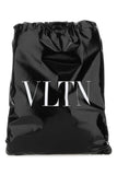 Valentino Garavani Men Black Leather Vltn Sack