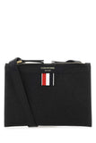 Thom Browne Women Black Leather Mini Document Holder