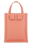 Salvatore Ferragamo Women Salmon Nappa Leather Mini Viva Bow Handbag