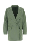 Max Mara Women Sage Green Denim Zenobia Blazerâ