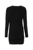 Versace Women Black Stretch Viscose Mini Dress