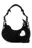 Balenciaga Women Embellished Denim Le Cagole Xs Shoulder Bag