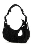Balenciaga Women Embellished Denim Le Cagole Xs Shoulder Bag