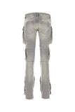The Attico Women Grey Denim Jeans