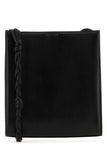 Jil Sander Women Black Leather Medium Tangle Shoulder Bag