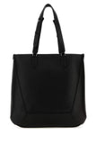 Alexander Mcqueen Men Black Leather Medium Edge Shopping Bag