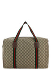 Gucci Men Gg Supreme Fabric Travel Bag