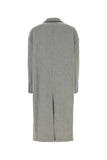 Dolce & Gabbana Men Grey Wool Blend Coat