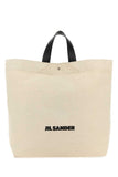 Jil Sander Women Sand Canvas Flat Shopping Bag