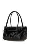 Jil Sander Women Black Leather Small Knot Handle Handbag