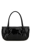 Jil Sander Women Black Leather Small Knot Handle Handbag