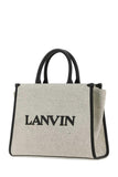 Lanvin Women Two-Tone Canvas Small In & Out Shopping Bag
