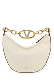 Valentino Garavani Women Ivory Leather Mini Hobo Vlogo Moon Handbag