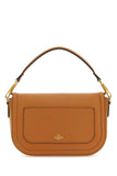 Valentino Garavani Women Camel Leather Alltime Shoulder Bag