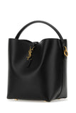 Saint Laurent Women Black Leather Le 37 Bucket Bag