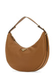 Prada Women Caramel Leather Big Arquã¨ Handbag