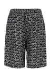 Burberry Men Printed Silk Bermuda Shorts