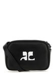 Courreges Women Black Leather Reedition Shoulder Bag