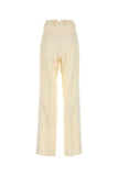 Maison Margiela Women Cream Mohair Blend Pant