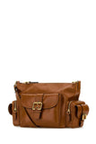 Chloe Women Caramel Leather Camera Bag Handbag