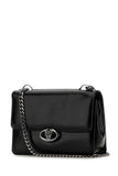 Valentino Garavani Women Black Leather Medium Vlogo Shoulder Bag