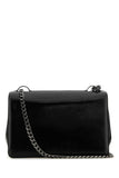 Valentino Garavani Women Black Leather Medium Vlogo Shoulder Bag