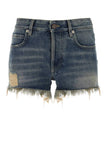 Balenciaga Women Denim Shorts