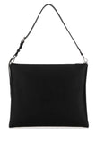 Fendi Men Black Leather Fendi After Fendi Roma Shoulder Bag